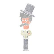 cartoon man wearing top hat N7