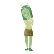 cartoon alien woman N6
