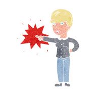 cartoon woman accusing N2
