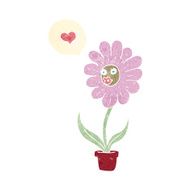 cartoon flower N18