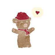 cartoon bear in hat N9
