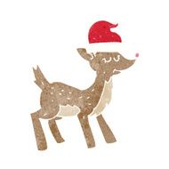 cartoon cute christmas reindeer