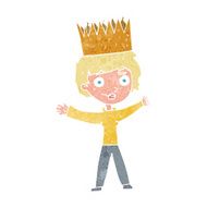 cartoon person wearing crown N10