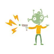 cartoon space alien N9