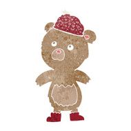 cartoon bear in hat N13