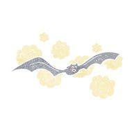 cartoon spooky bat