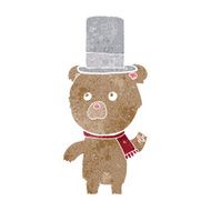 cartoon bear in hat N15
