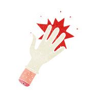 cartoon rubber glove