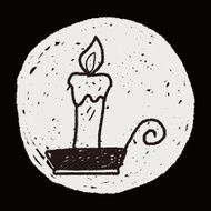 candle doodle N37