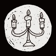 candle doodle N38