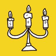 candle doodle N43