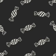 candy doodle drawing seamless pattern background N2