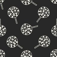 candy doodle drawing seamless pattern background N3