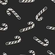 candy doodle drawing seamless pattern background N6