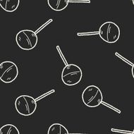 candy doodle drawing seamless pattern background N7