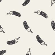 candy doodle drawing seamless pattern background N13