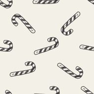 candy doodle drawing seamless pattern background N14