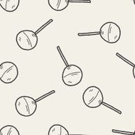 candy doodle drawing seamless pattern background N15