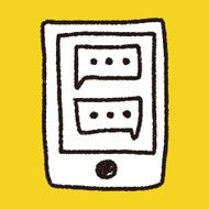 cell phone doodle drawing N4