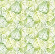 Seamless floral pattern with leaves N2