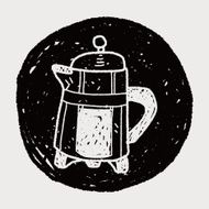 coffee doodle drawing N19