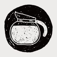 coffee doodle drawing N20