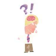 Cartoon Man Asking Question N5