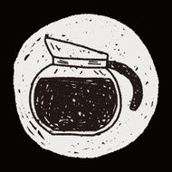 coffee doodle drawing N27