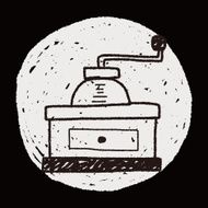coffee grinder doodle N5
