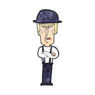 cartoon man wearing hat N5