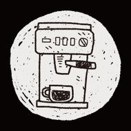 Coffee Machine Doodle N8