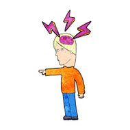 cartoon clever man N2