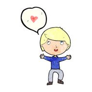cartoon man in love N3