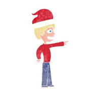 cartoon man ready for christmas N5