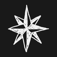 compass star doodle N9