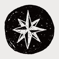 compass star doodle N10