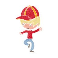 cartoon boy in cap