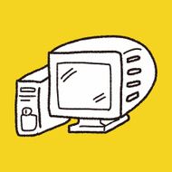 computer doodle drawing N19