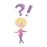 cartoon woman asking question N7