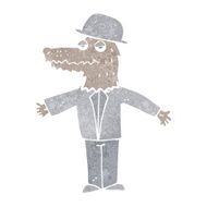 cartoon werewolf wearing hat N2