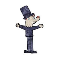 cartoon werewolf in top hat N2