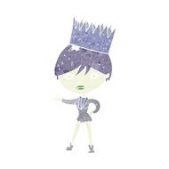 cartoon vampire wearing crown