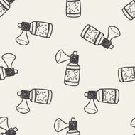 Cracker doodle drawing seamless pattern background N3