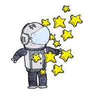 Cartoon Spaceman N4