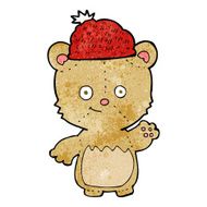 cartoon bear in hat N22