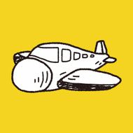 doodle airplane N12