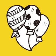 doodle balloon N18