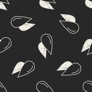 doodle blood seamless pattern background