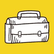 doodle briefcase N8