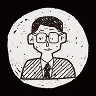 doodle businessman N7